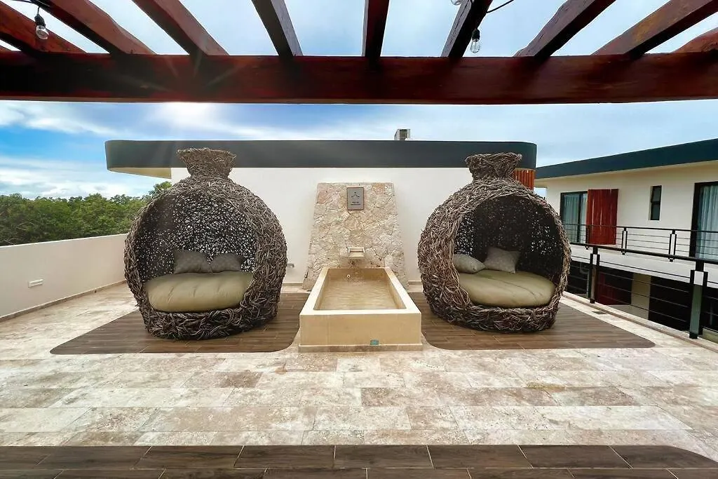 Apartmán Pool View Studio Tulum Mexiko